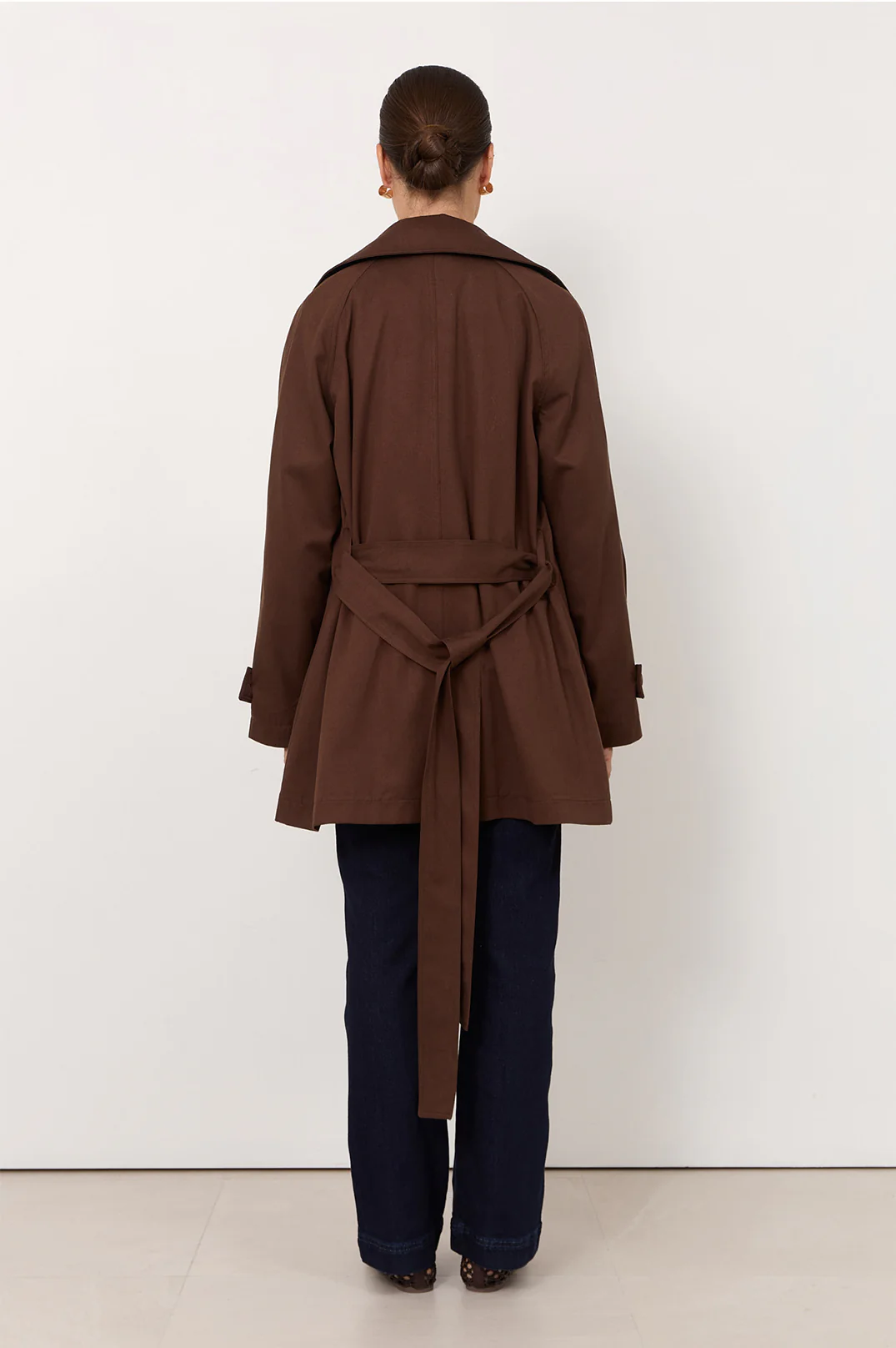 Paris Short Trench (Chocolate) - Image 5