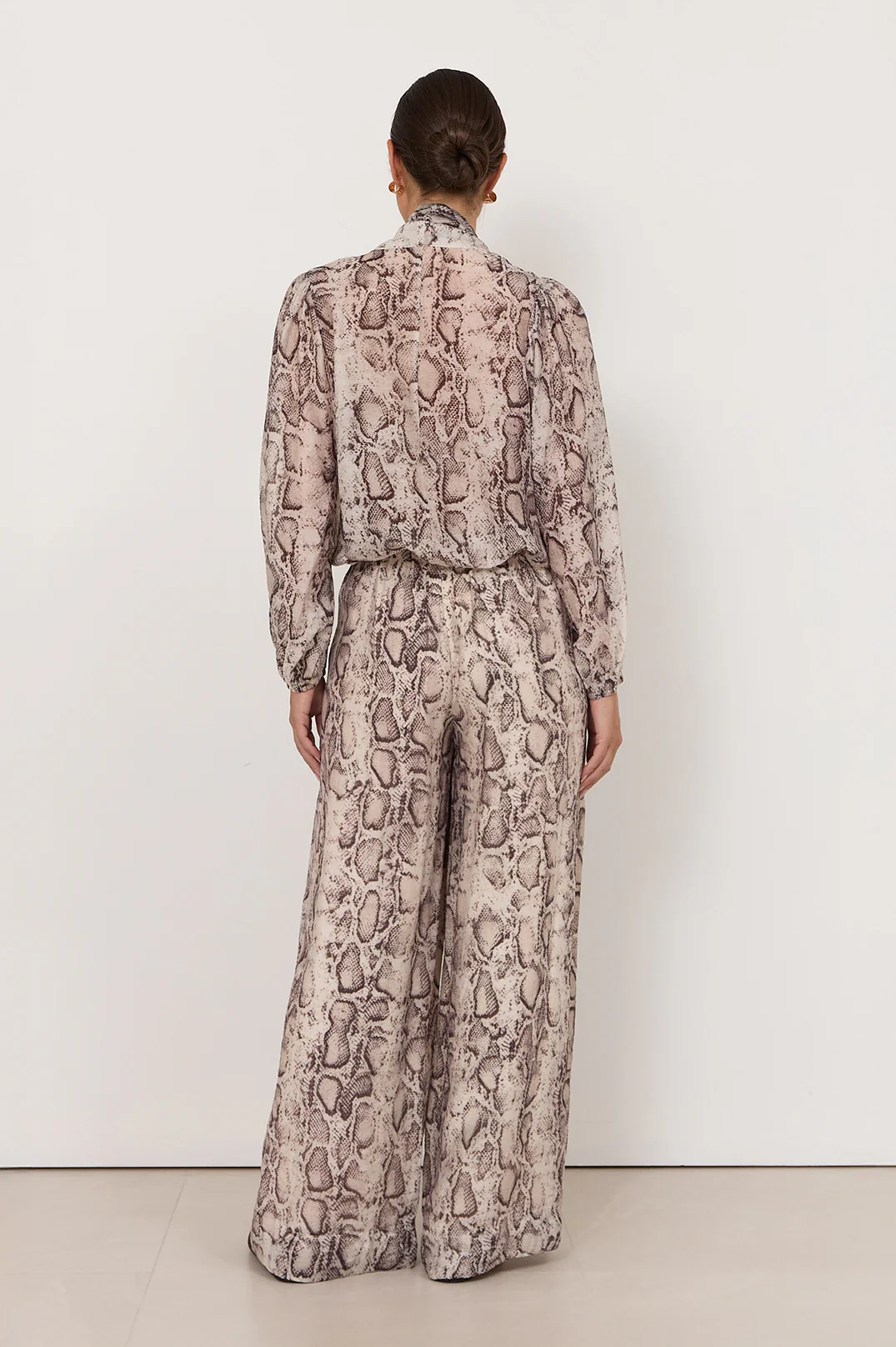 Parker Snake Print Wide Leg Pant (Print) - Image 5