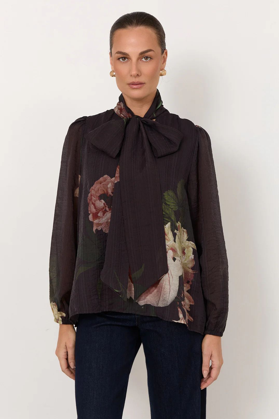 Penelope Chandon Print Long Sleeve Top (Print) - Image 3