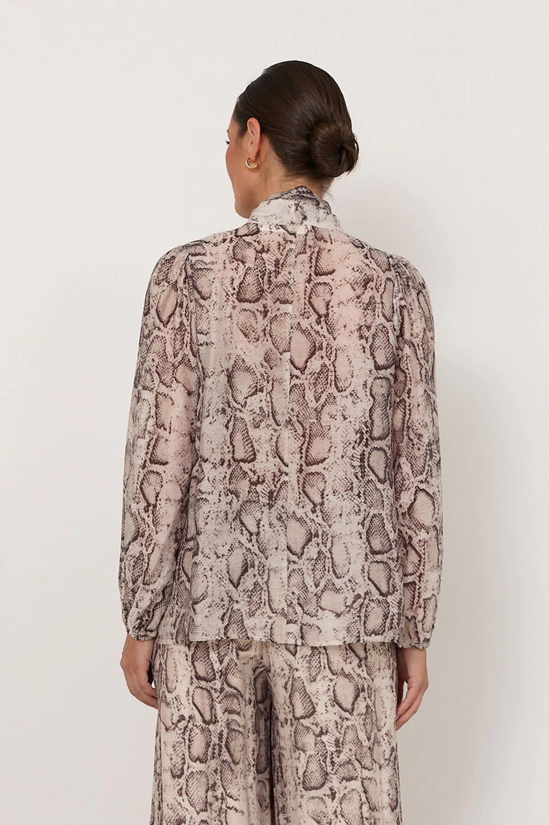 Penelope Snake Print Top (Print) - Image 5