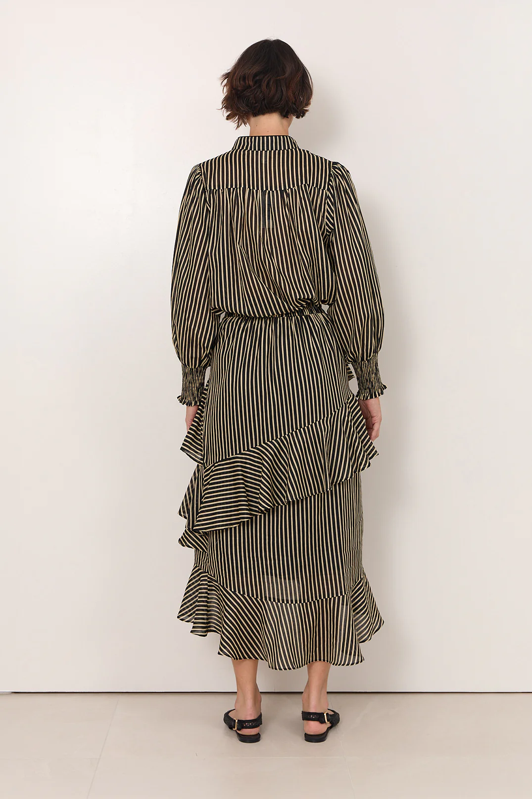 Peta Frilled Stripe Skirt (Stripe) - Image 3