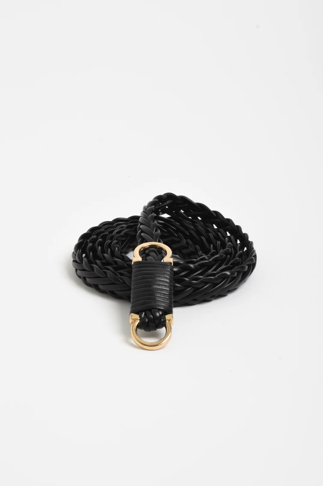 Plaited Thin Waist Belt (Black) - Image 3