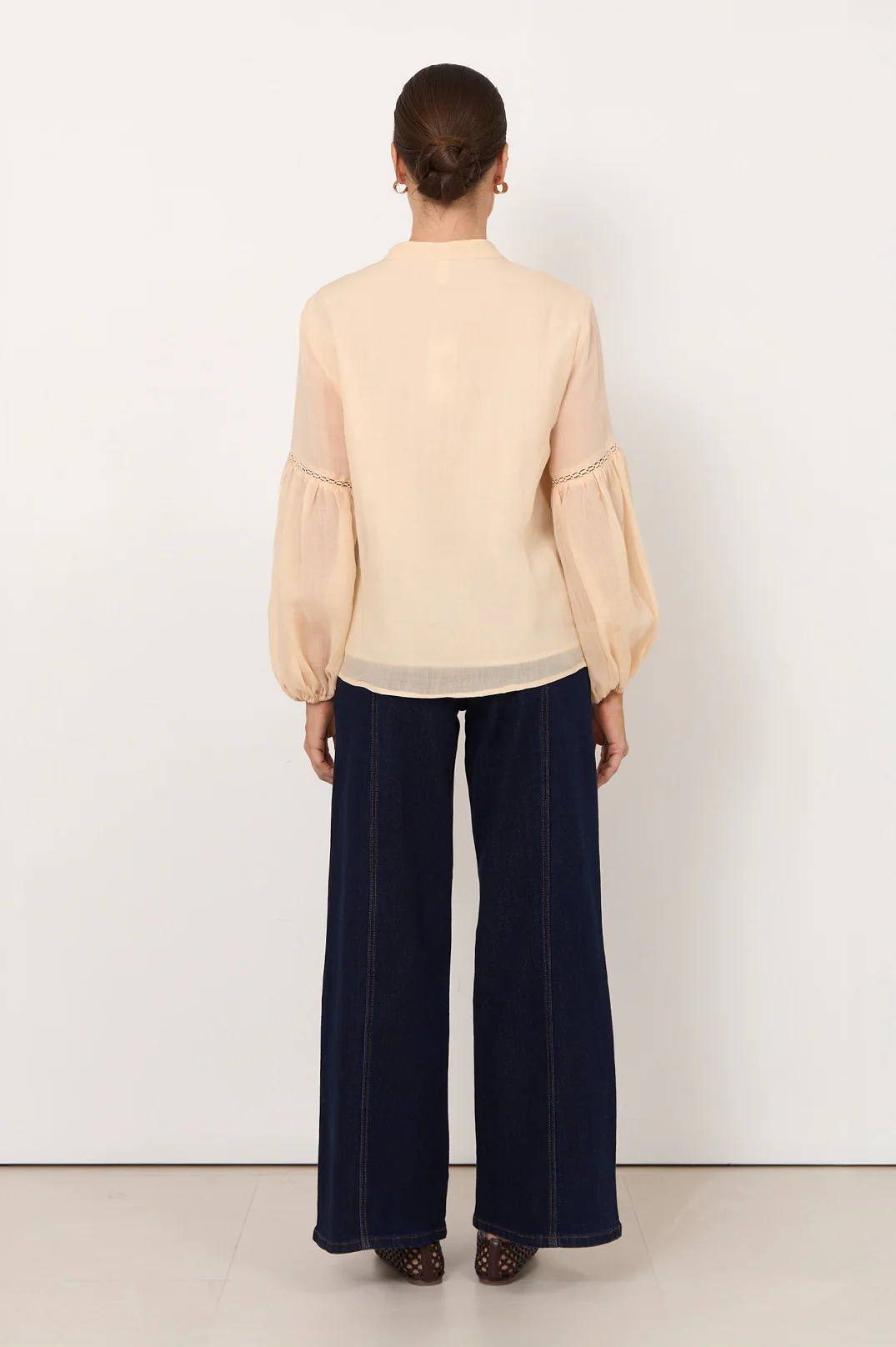 Rana Trim Detail Top (Peach) - Image 4
