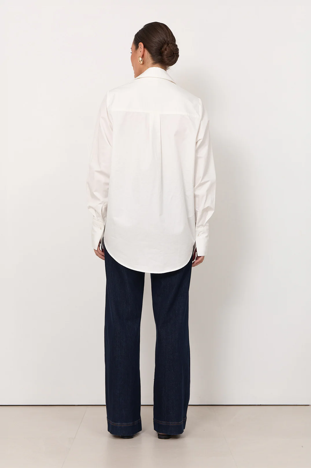 Raya Poplin Shirt (White) - Image 5