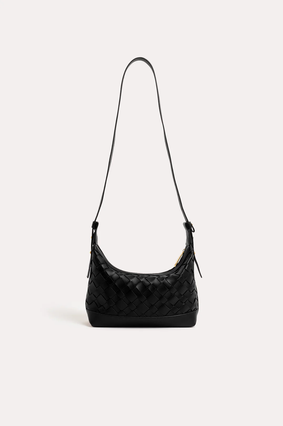 Rhodes Plait Handbag (Black) - Image 3
