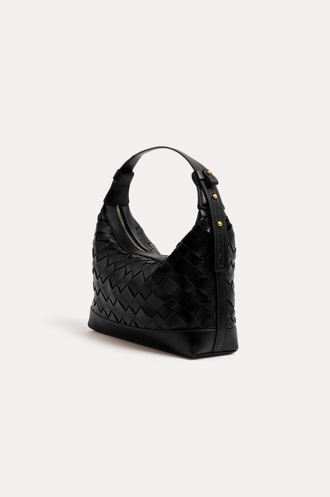 Rhodes Plait Handbag (Black) - Image 4