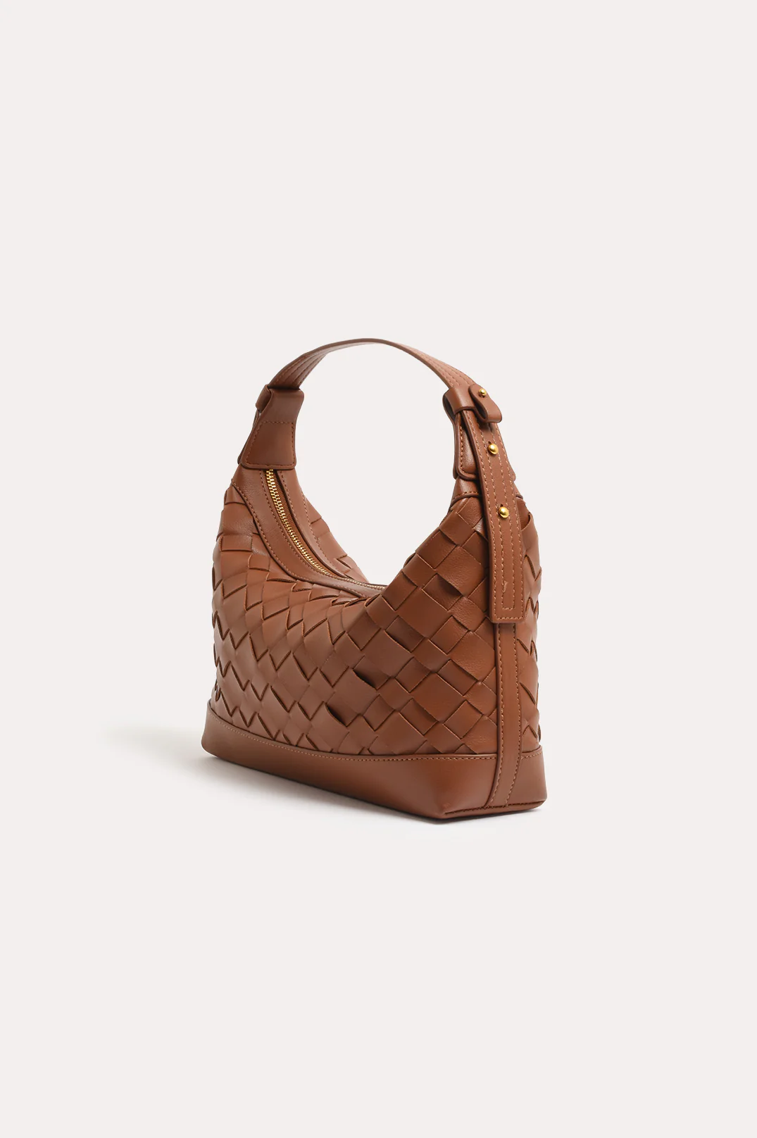 Rhodes Plait Handbag (Tan) - Image 4