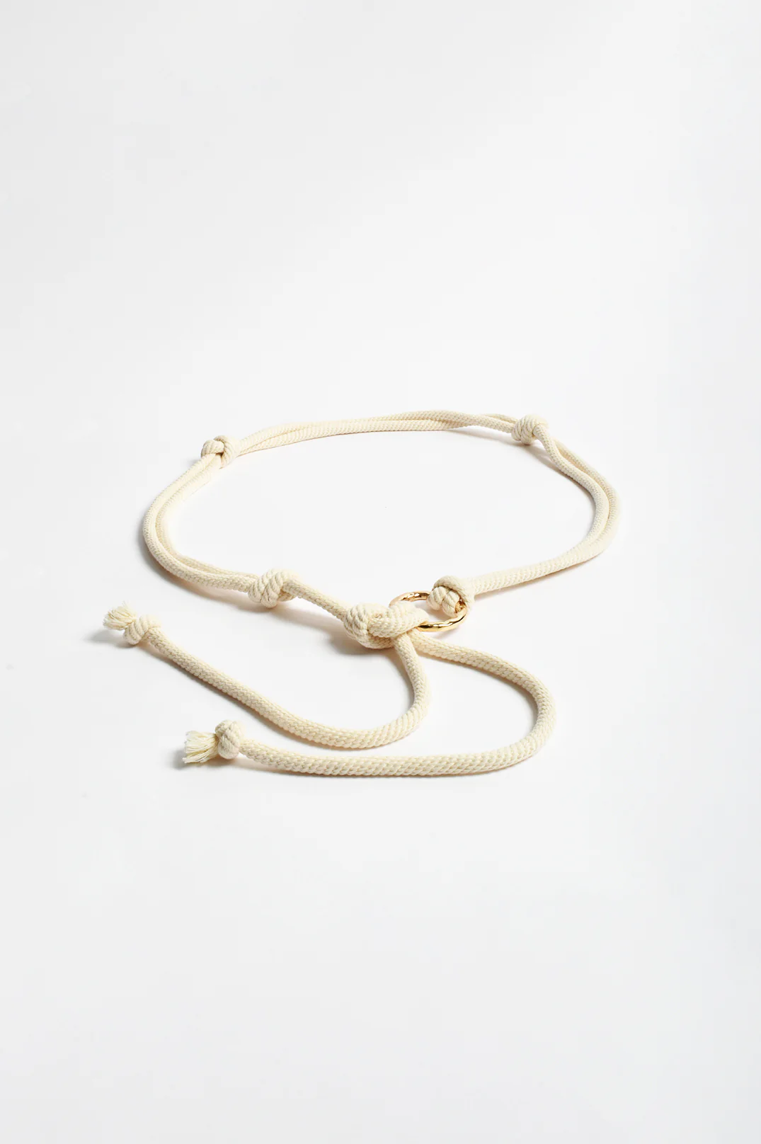Ring Front Rope Belt (Natural)