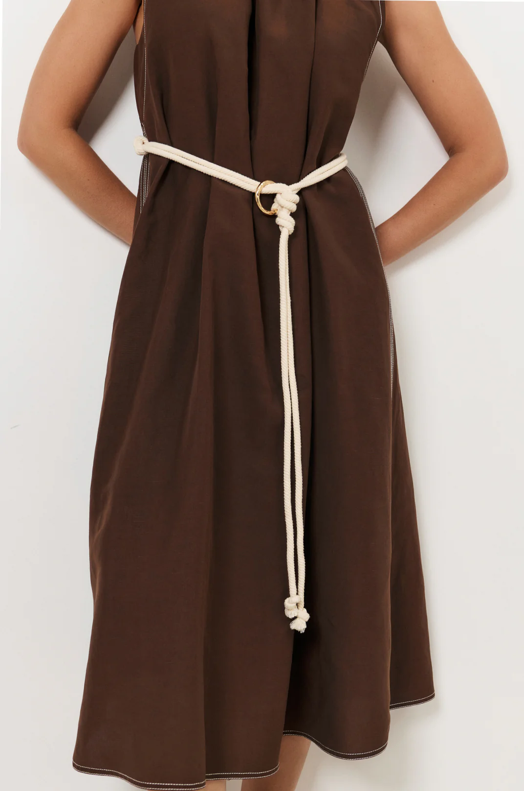 Ring Front Rope Belt (Natural) - Image 2