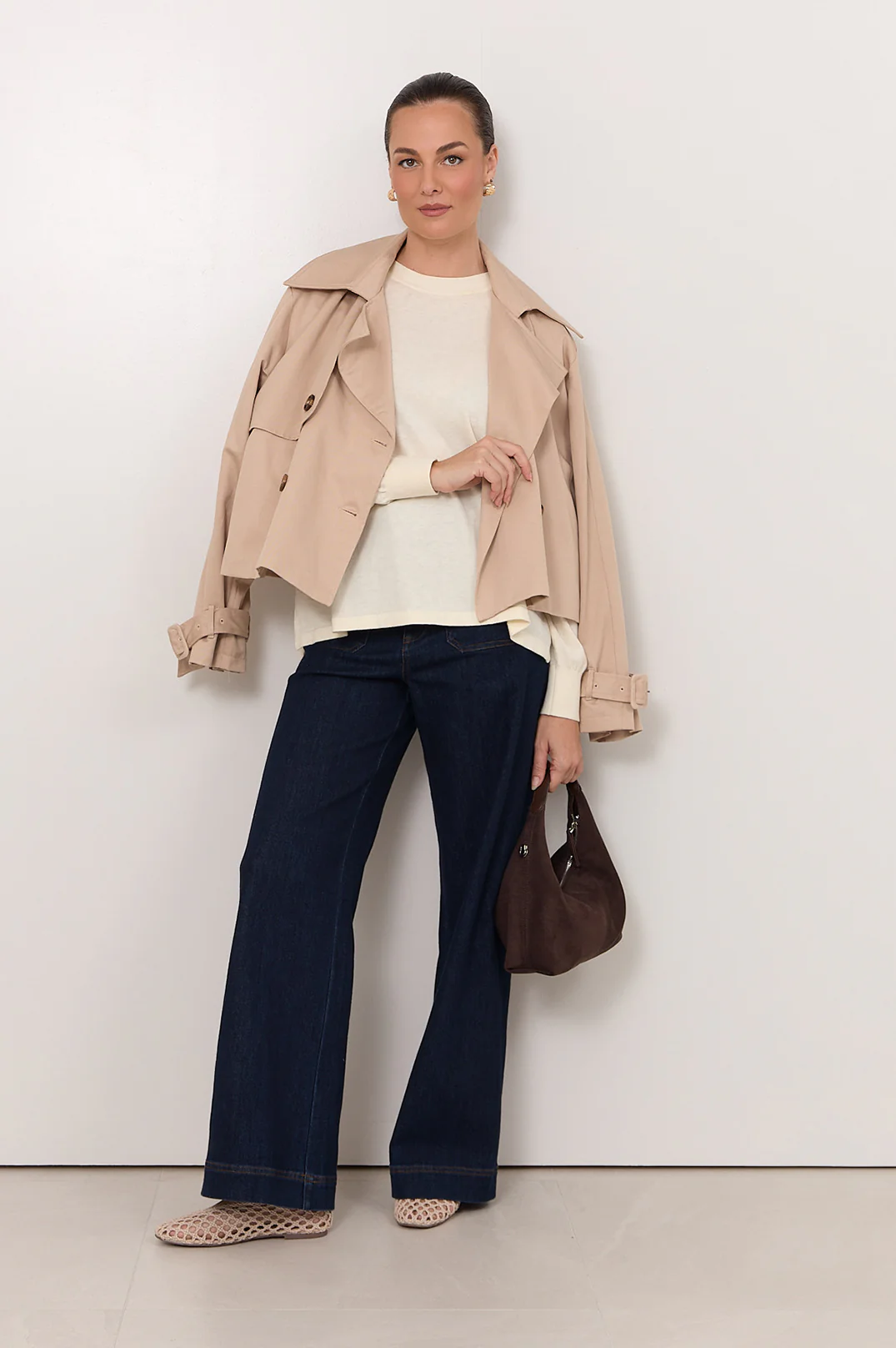 Rowan Cotton Cashmere Long Sleeve Knit (Cream) - Image 3