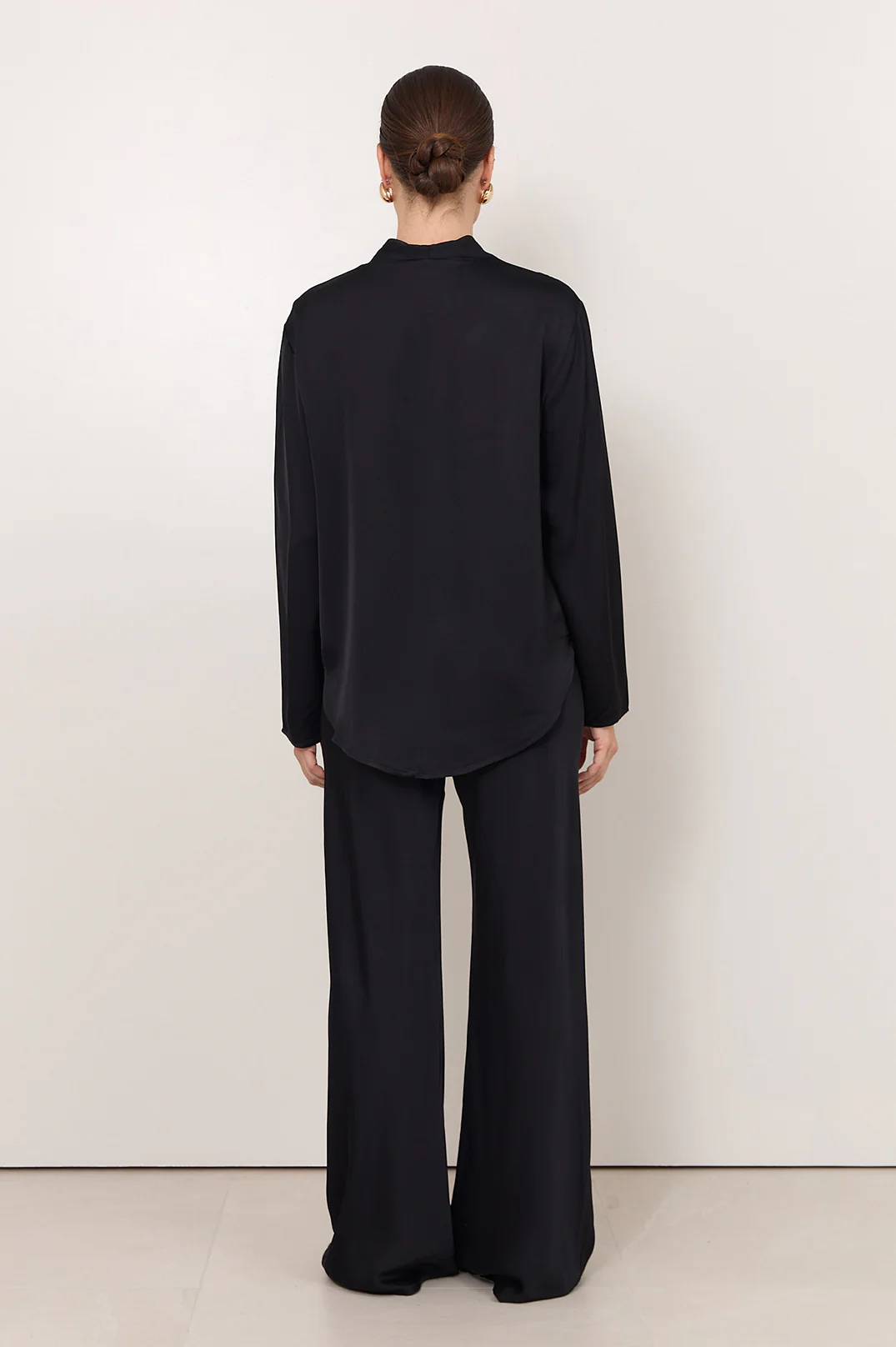 Sacha Long Sleeve Top (Black) - Image 5