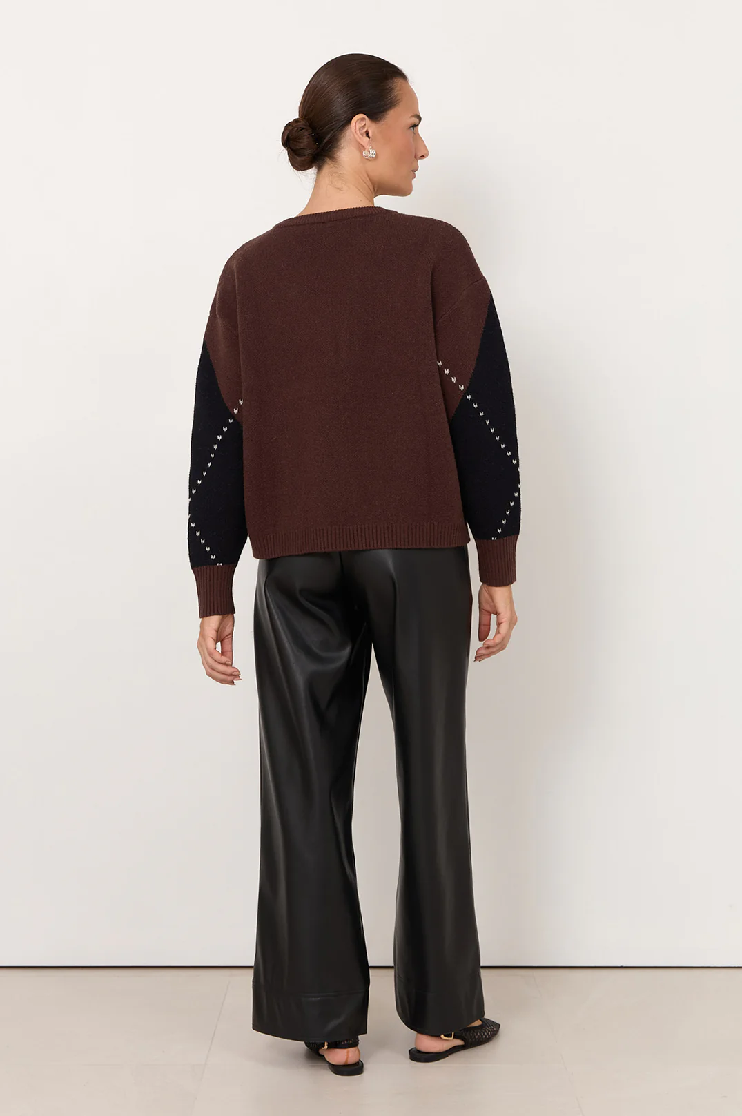 Samsara Argyle Knit Jumper (Print) - Image 4