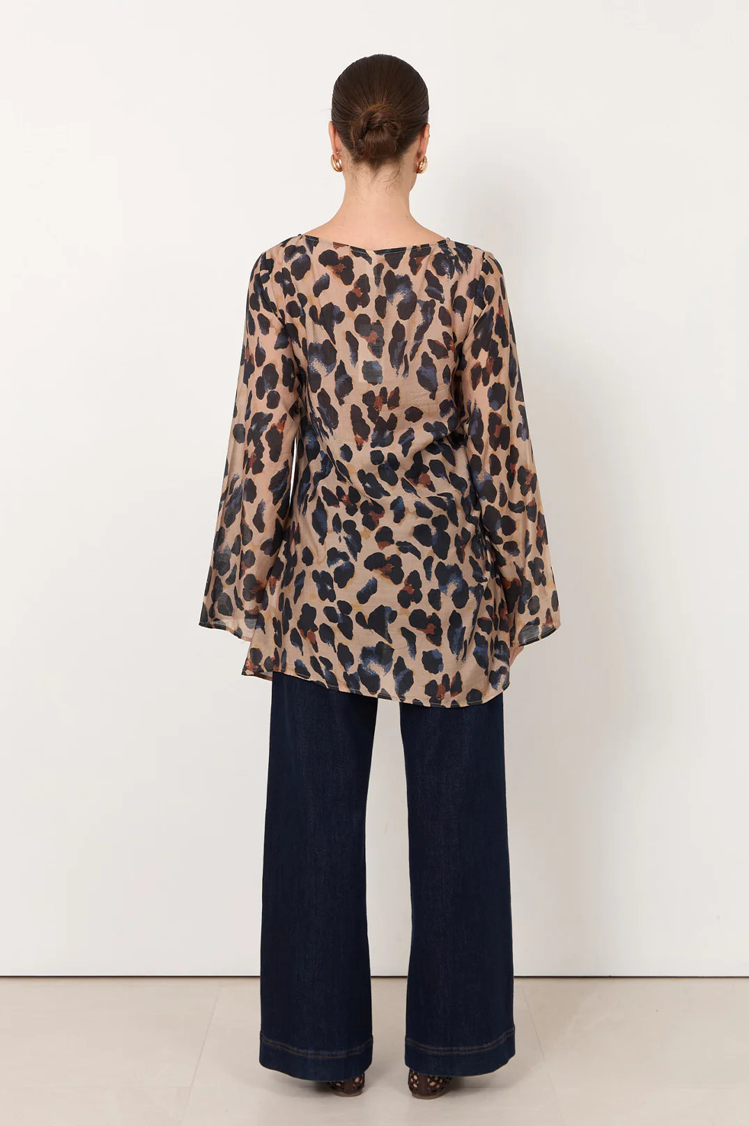 Savanna Serengeti Print Twist Front Top (Print) - Image 5