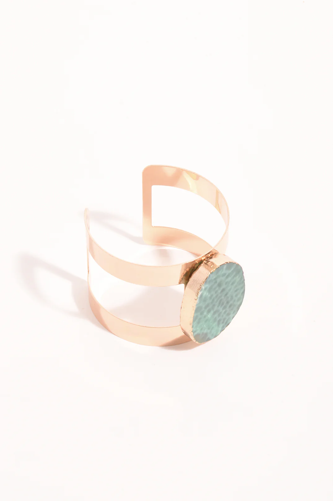 Statement Agate Cuff (Green) - Image 2