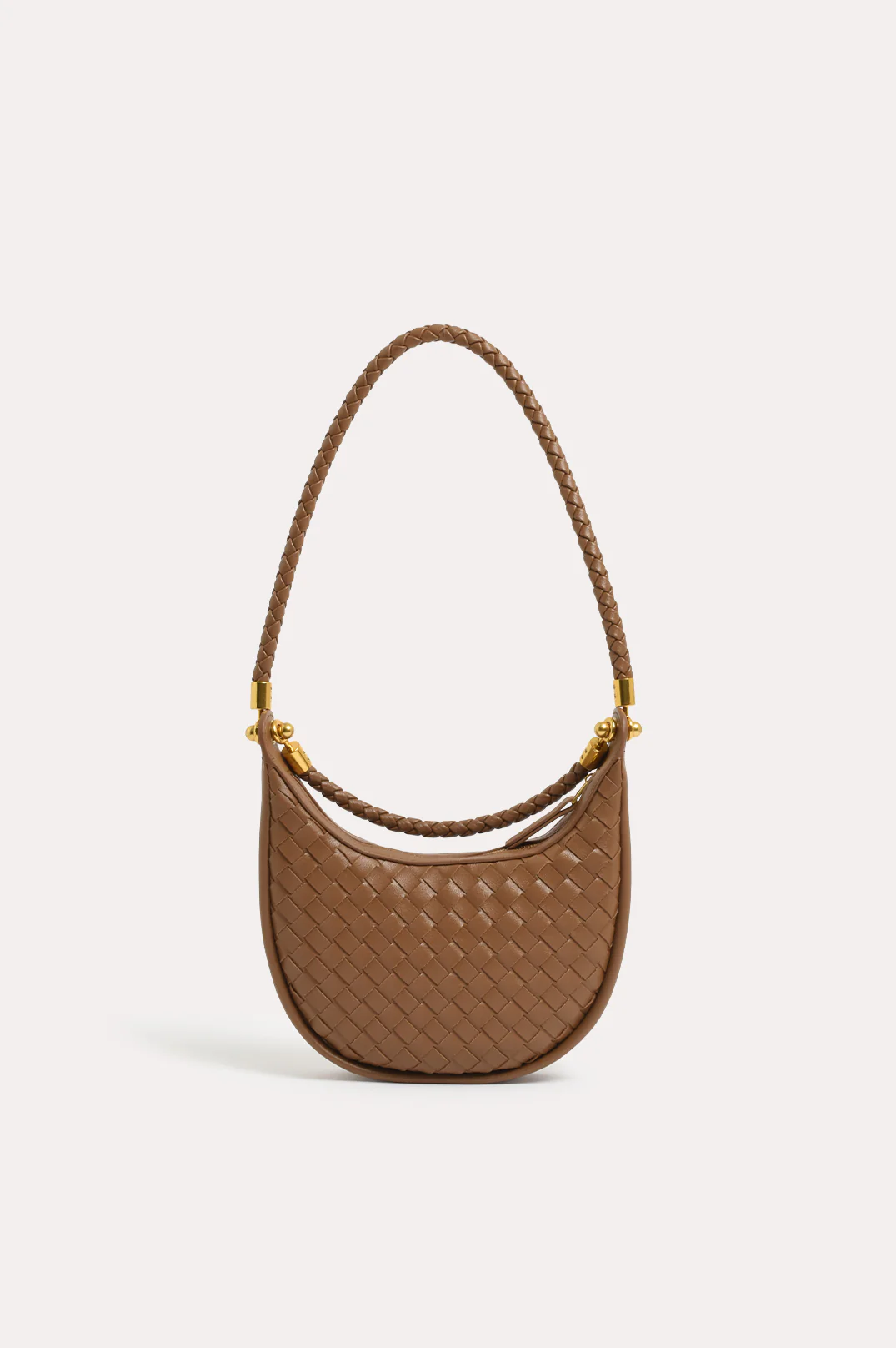 Sullivan Mini Plait Handbag (Mocha)