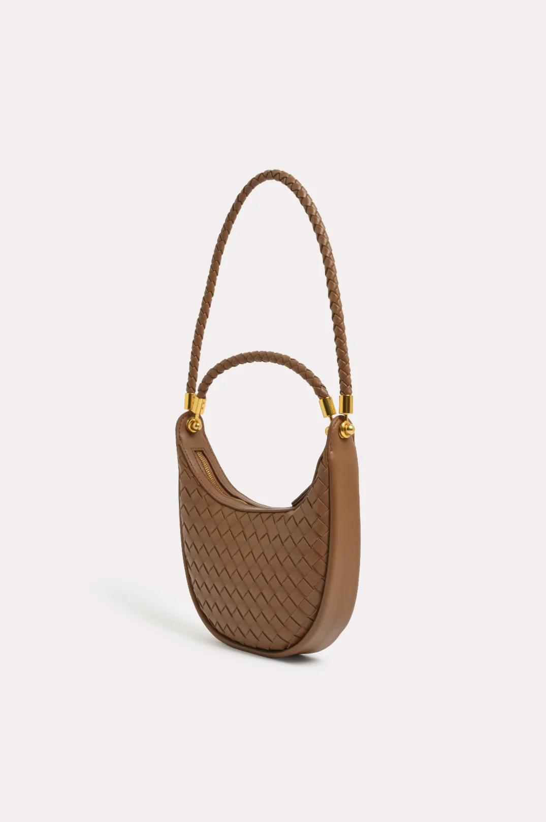 Sullivan Mini Plait Handbag (Mocha) - Image 2