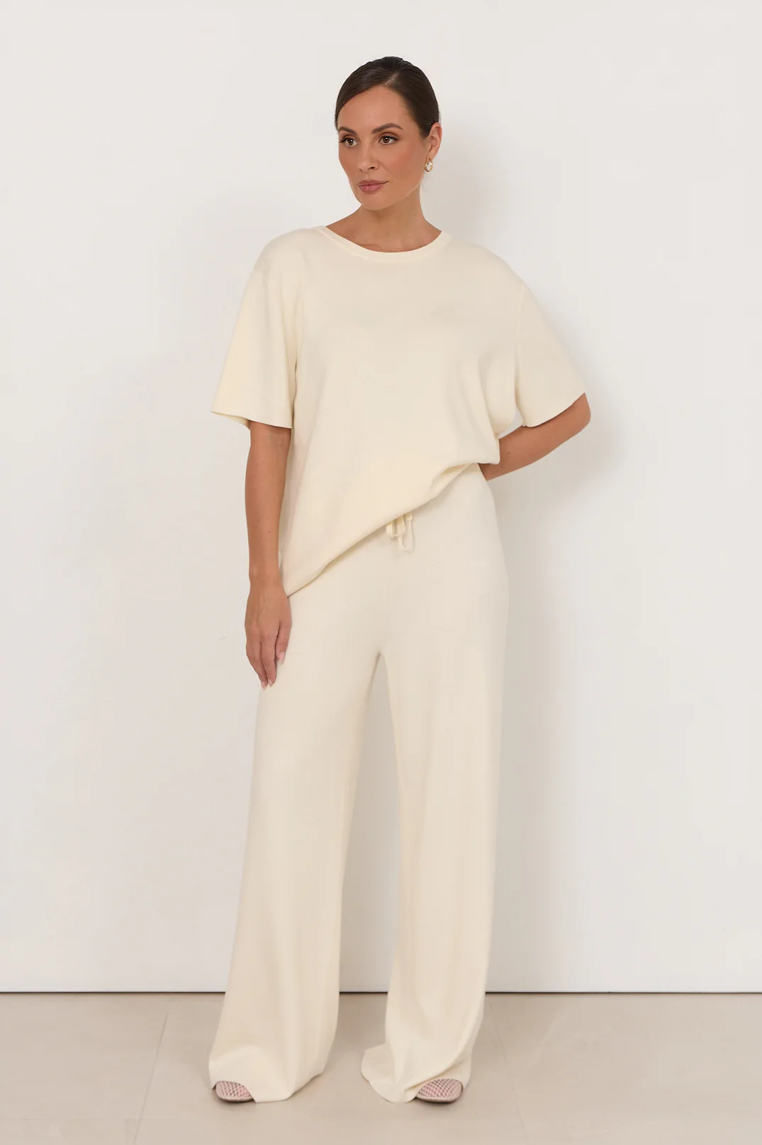 Terran Knit Pant (Cream) - Image 4