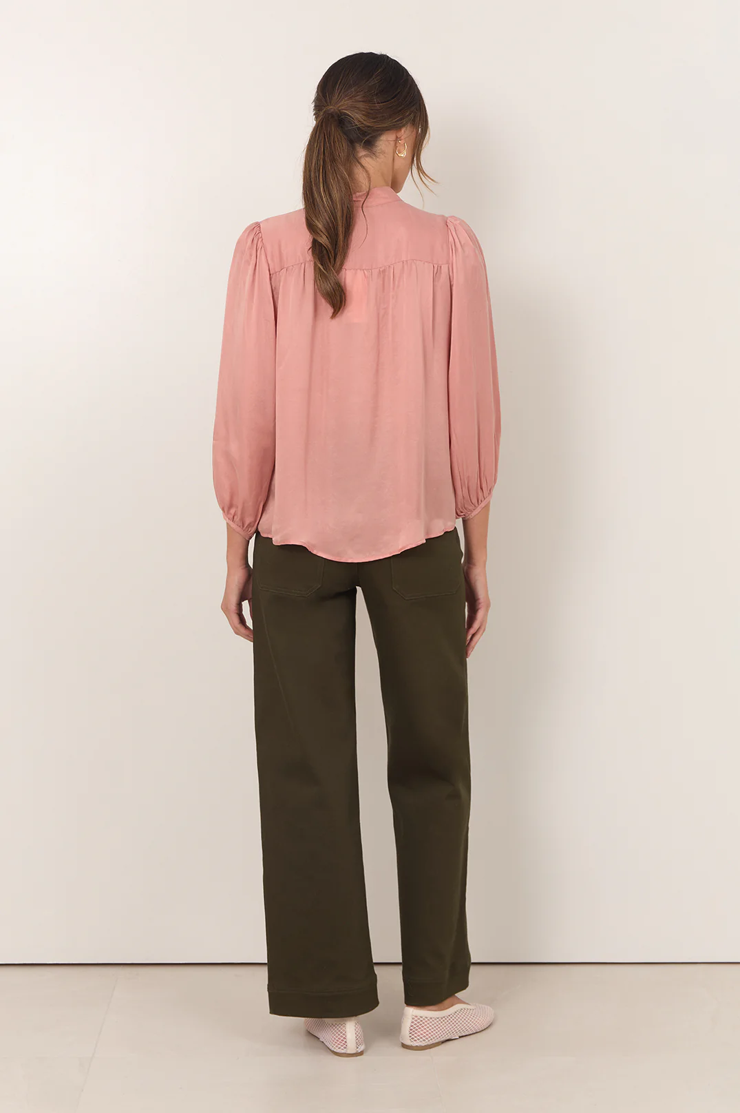 Tinsley Cupro Top (Rose) - Image 4