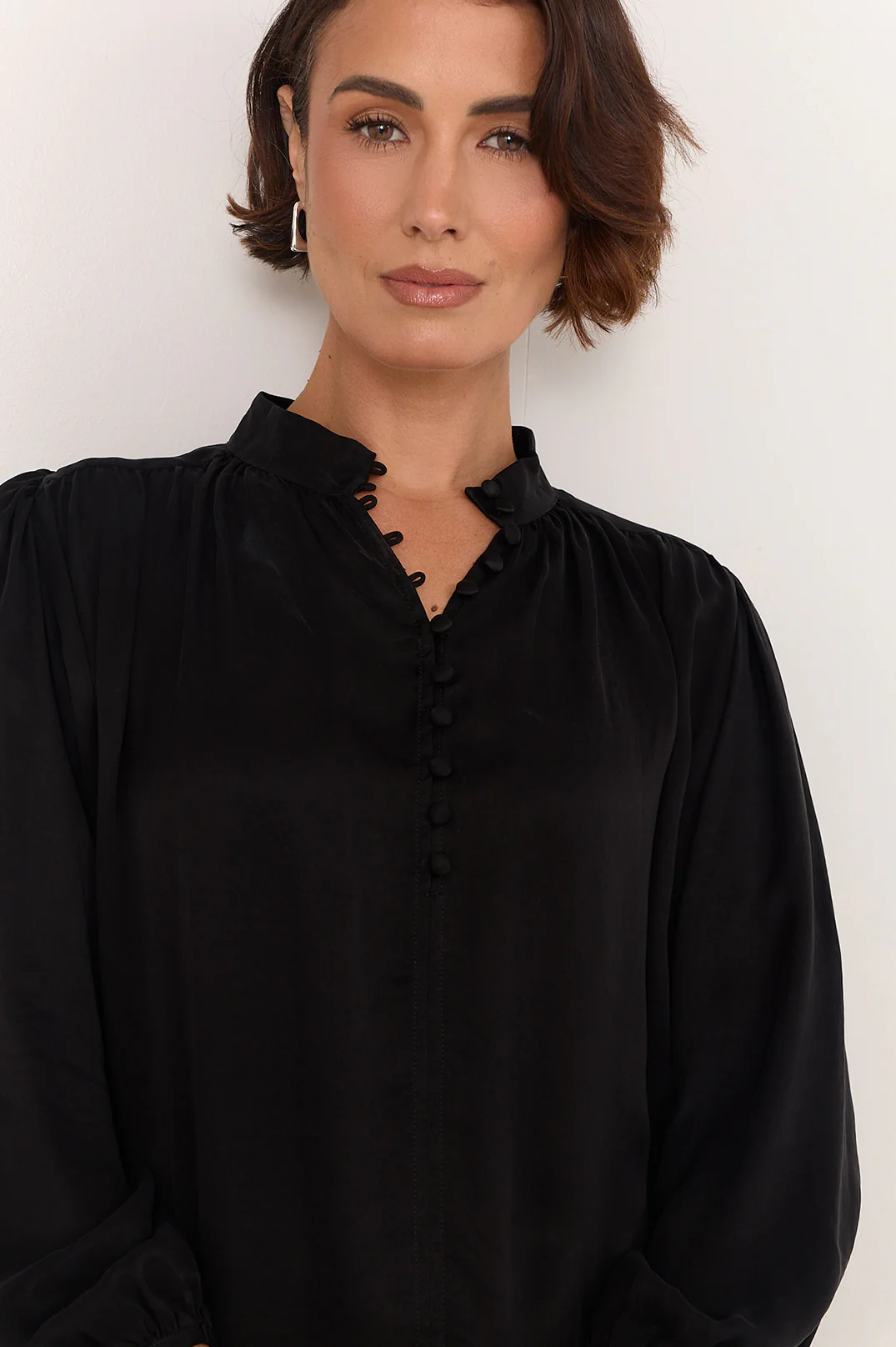 Tinsley Cupro Top (Black) - Image 3
