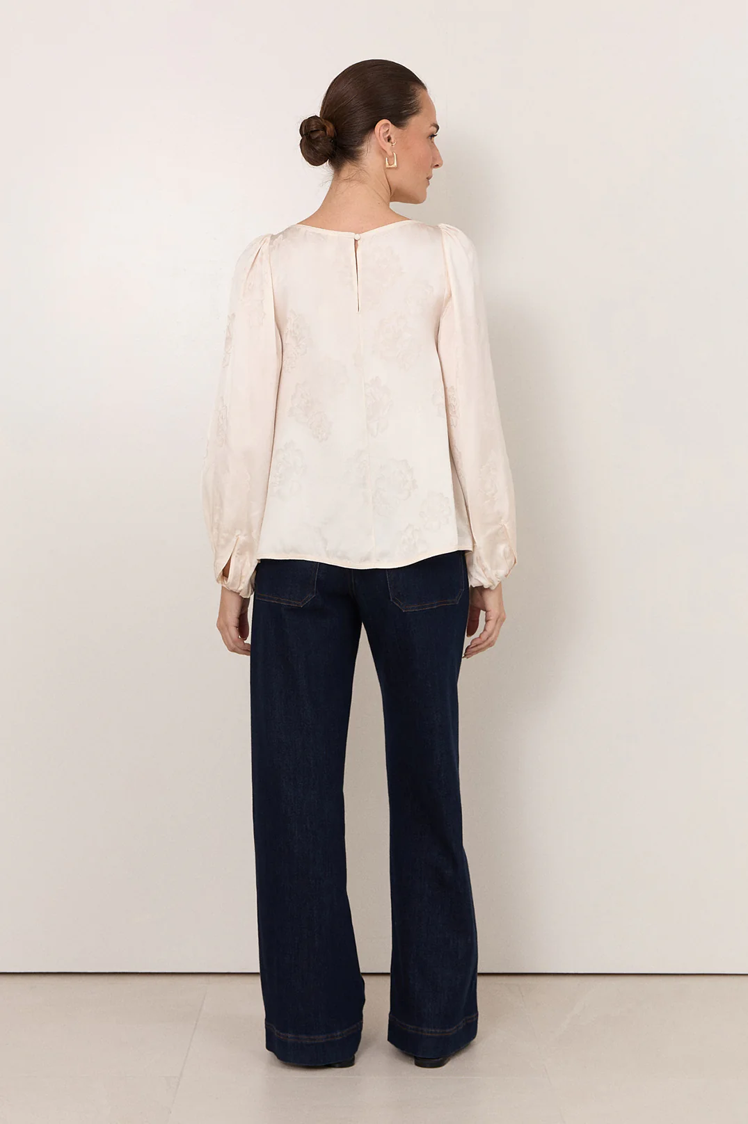 Ulla Boat Neck Top (Champagne) - Image 5
