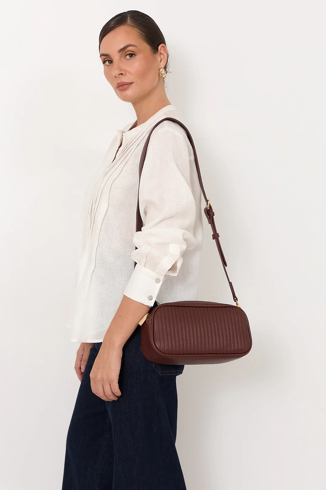 Valeria Cross Body Bag (Plum) - Image 2