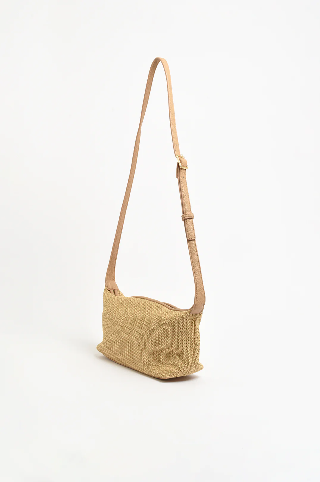 Vivi Woven Crossbody Bag (Natural) - Image 3