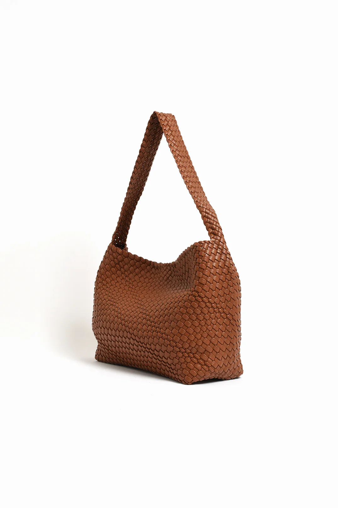 Woven Slouch Tote (Tan) - Image 3