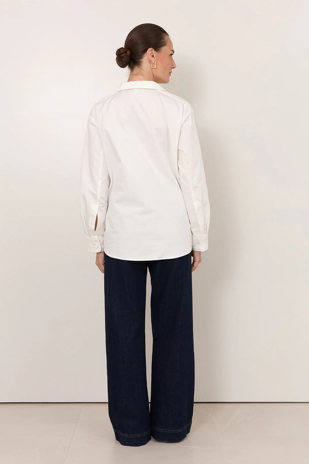 Yuri Poplin Shirt (White) - Image 4