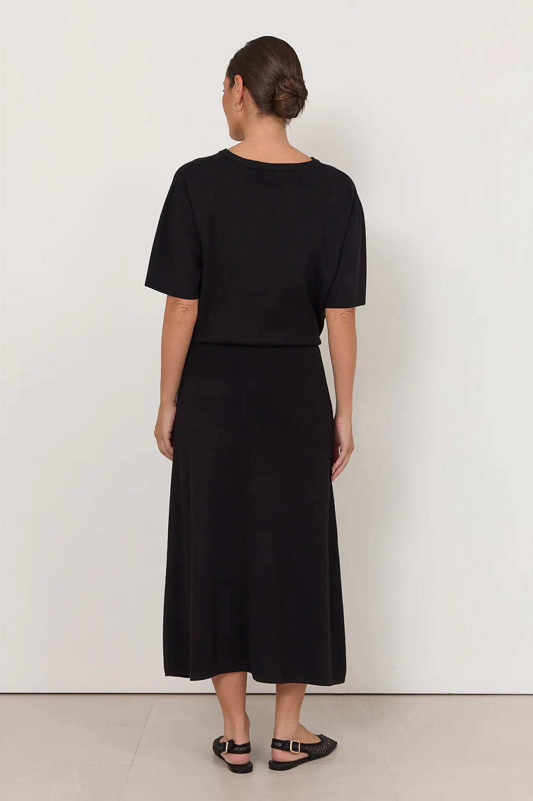 Yvonne Knit Skirt (Black) - Image 4